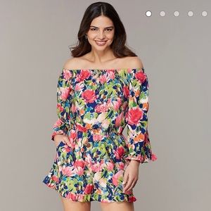 Vibrant Floral Romper
